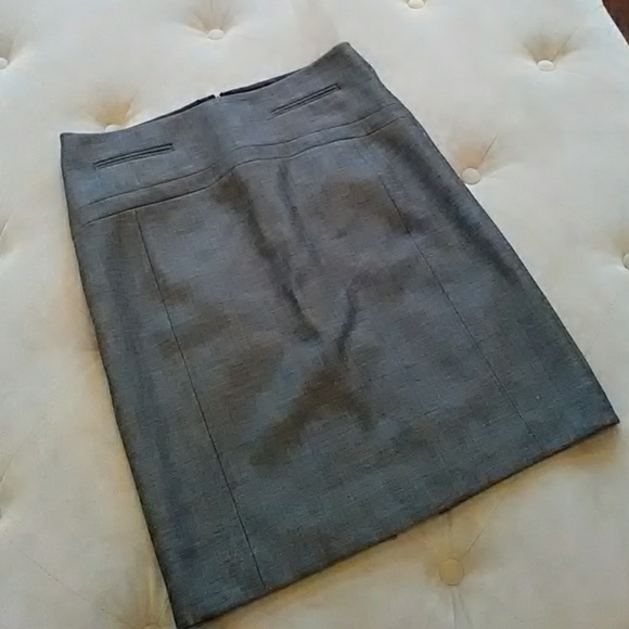 Gray Express pencil skirt - Picture 2 of 7